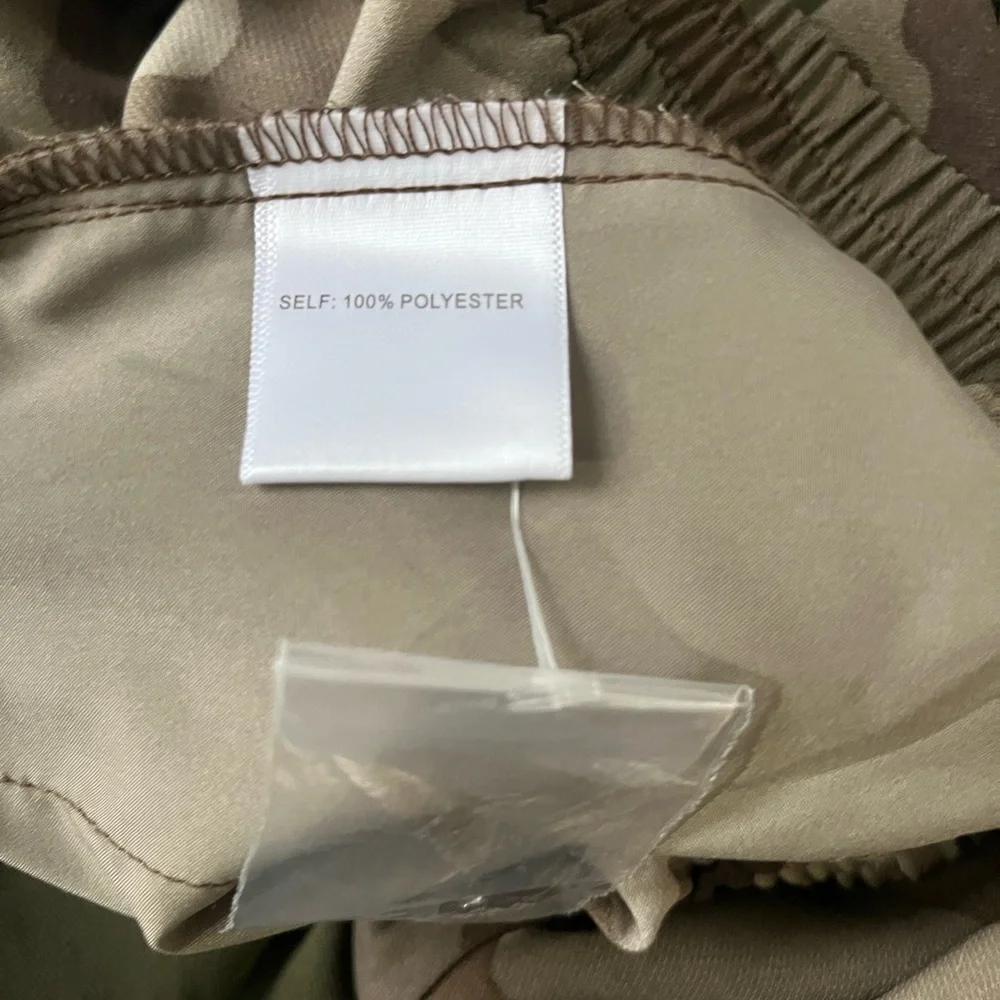 Modern Works Cargo Jogger Pants Bundle Lot 2 Size Large Olive Green Camo Utility - Picture 11 of 11